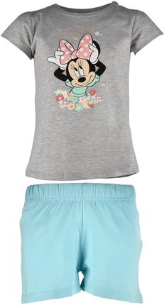 Licencja Walt Disney Piżama Dla Dziewczynki Z Krótkim Rękawem Myszka Minnie Grey