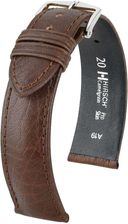Hirsch Brązowy pasek skórzany 20 mm Camelgrain NQR 01009215 2 (XL)