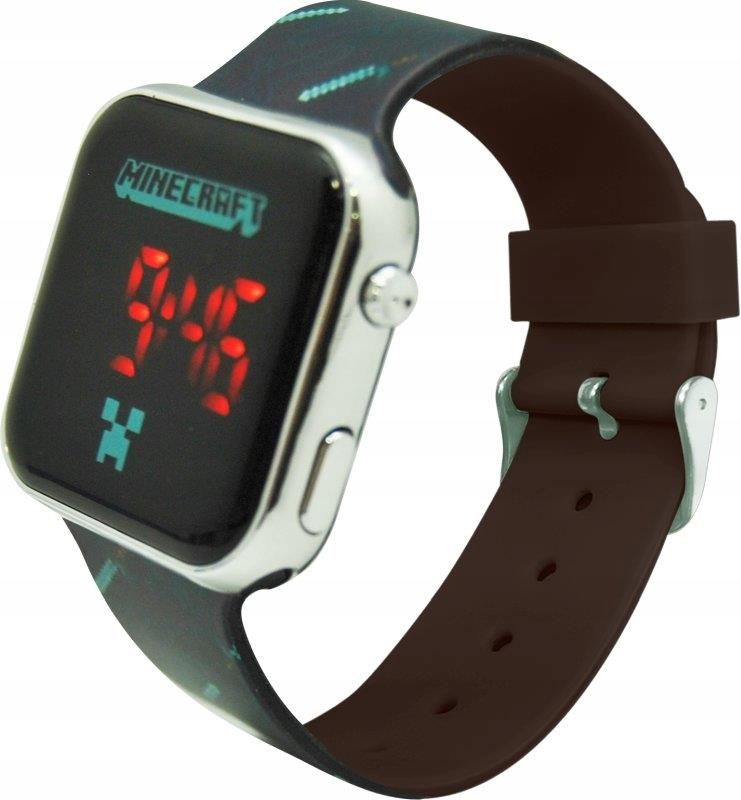Montre LED Minecraft Pour Enfants - EUROSWAN MIN4129 - Multicolore, Plastique - Style Gaming