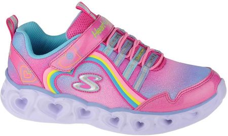 buty sneakers dla dziewczynki Skechers Heart Lights-Rainbow Lux 302308L-PKMT