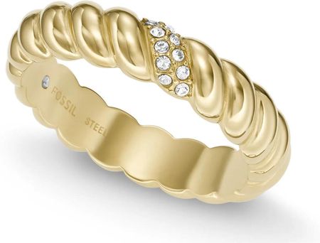 Fossil Złoty pierścionek damski vintage z kryształami r.10 JF04171710