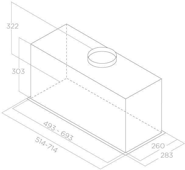 Okap Elica Lane Sensor BL MAT/A/52 - zdjęcie 3