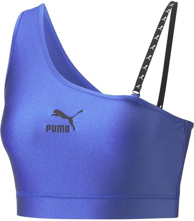 Damska Koszulka z krótkim rękawem Puma Dare TO Crop Top 53831292 – Niebieski
