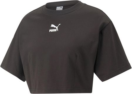 Damska Koszulka z krótkim rękawem Puma Dare TO Cropped Relaxed Tee 53832101 – Czarny