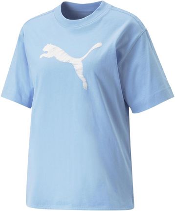 Damska Koszulka z krótkim rękawem Puma Her Tee 67310793 – Niebieski