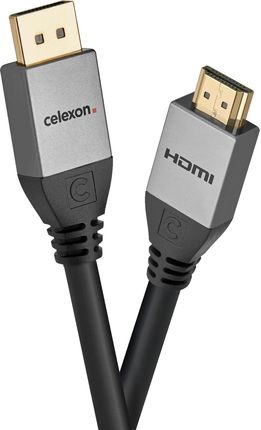 Celexon Professional Line Kabel Displayport Na Hdmi 4K - 2,0M