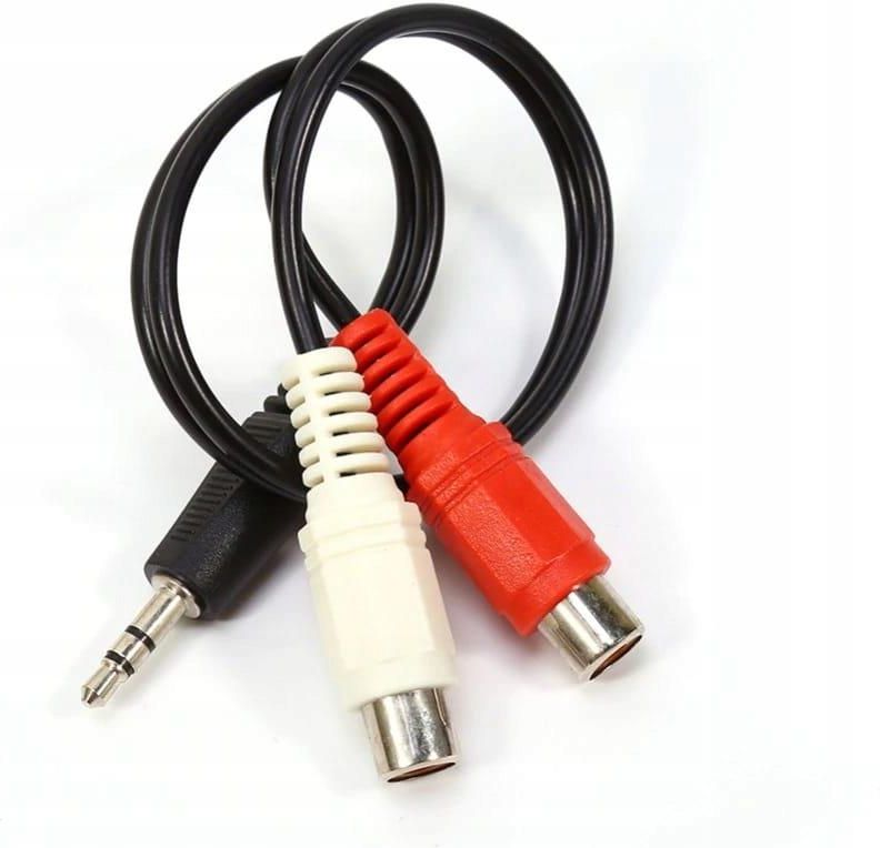 3.5 mm mini Jack - 2 RCA stereo audio kabels - Beugels en Meer