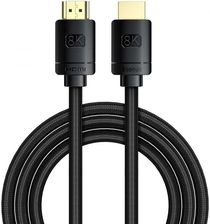 Baseus Kabel Hdmi 2.1 High Definition Series, 8K 60Hz, 3D, Hdr, 48Gbps, 2M (Czarny)