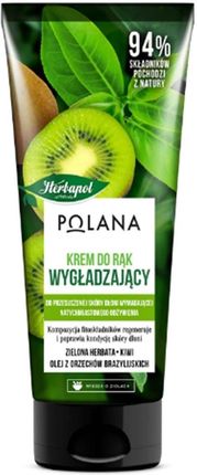 Herbapol Polana Wygładzający Krem Do Rąk - Zielona Herbata & Kiwi & Olej Z Orzechów Brazylijskich 50Ml