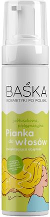 Solverx Baśka Kosmetyki Po Polsku Jabłuszkowa Pielęgnująca Pianka Do Włosów - Zwiększająca Objętość 200Ml