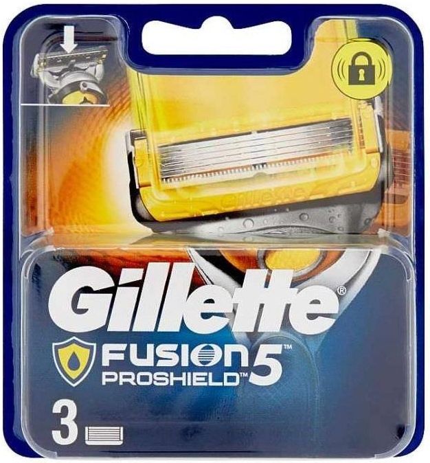 Gillette Fusion5 Proshield Wymienne Ostrza Do Maszynki Do Golenia 3Szt ...