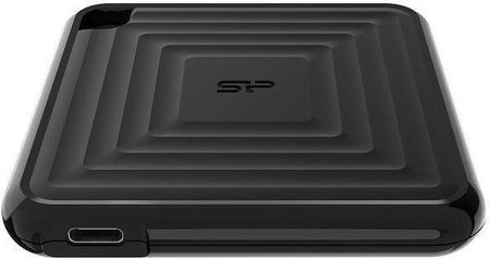 Silicon Power Ssd Pc60 256Gb Usb-C 540/500 Mb/S Usb 3.1 Typ-C Black (SP256GBPSDPC60CK)