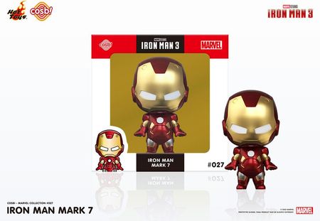 Hot Toys Iron Man 3 Cosbi Mini Figure Iron Man Mark 7 8 cm