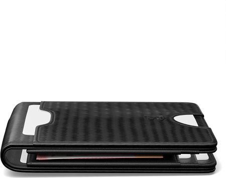 James Hawk Smart Wallet Black - Portfel w kolorze czarnym z gumką na banknoty - zdjęcie 3