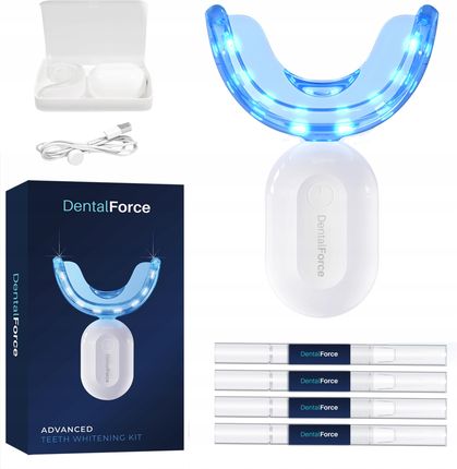 Dentalforce Zestaw Żel Do Wybielania Zębów Led Dfws8004