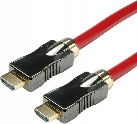 Roline kabel Hdmi 8K Ultra Hd Ethernet M/M czerwony 3m (11045903)