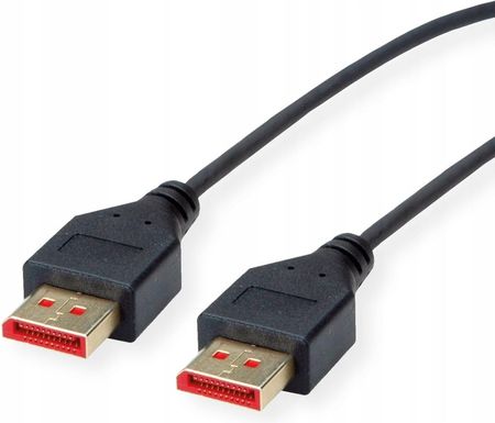 Roline Kabel DisplayPort v1.4 Dp-dp M/M Slim czarny 1m (11045960)