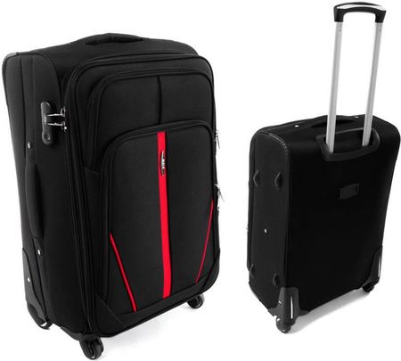 Średnia walizka PELLUCCI RGL S-020 M Czarna
