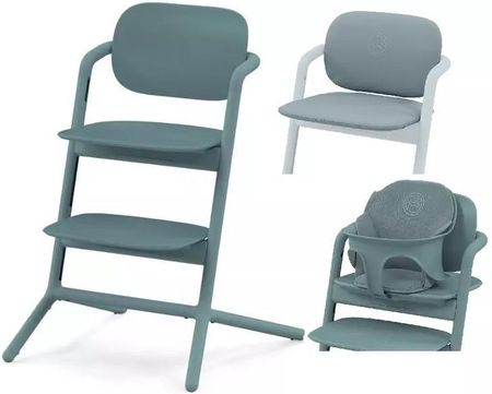 Cybex Lemo Krzesełko Do Karmienia + Komfortowa Wkładka Stone Blue