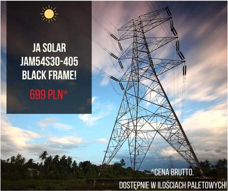 Moduł fotowoltaiczny JA Solar JAM54S30-405/MR BLACK FRAME