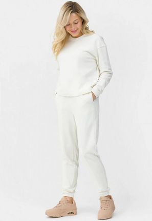 Damskie spodnie dresowe Calvin Klein Knit Pants 00GWS3P605 - białe