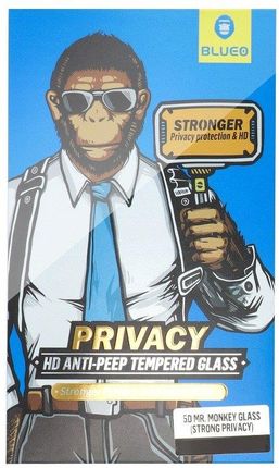 Mr. Monkey Glass Szkło Hartowane 5D Apple Iphone 13 Pro Czarny Strong Privacy