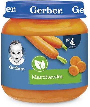 Gerber Obiadek Marchewka dla niemowląt po 4 Miesiącu 125g