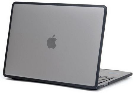D-Pro Hard Case TPU+PC etui obudowa MacBook Pro 16 A2485 (2021) (Matte Clear+Black Edge) (7505907043141)