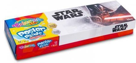 Patio Farby Plakatowe 12 Kolorów 20ml Colorino Kids Star Wars