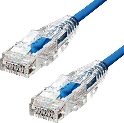 Proxtend Ultra Slim CAT6A U/UTP CU LSZH Ethernet Cable niebieski 1.5m (S6AUTP015BL)
