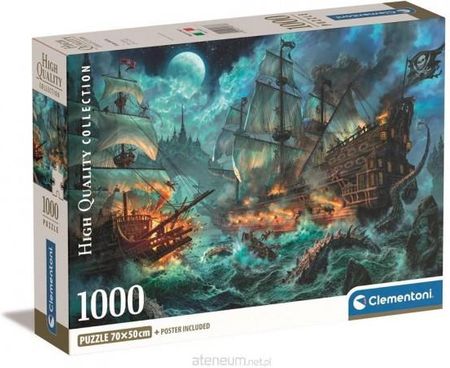 Clementoni 1000El. Compact Pirates Battle