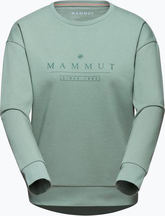 Mammut Bluza Trekkingowa Damska Core Ml Crew Neck Logo Zielona 1014 04070 4100 114