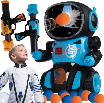 Robot Gra Strzelanie do Celu Pistolet Licznik LCD
