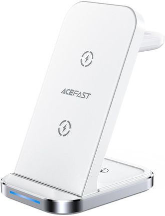 Acefast bezprzewodowa stacja ładująca 3w1 do telefonu, słuchawek, smartwatcha biała (E15)