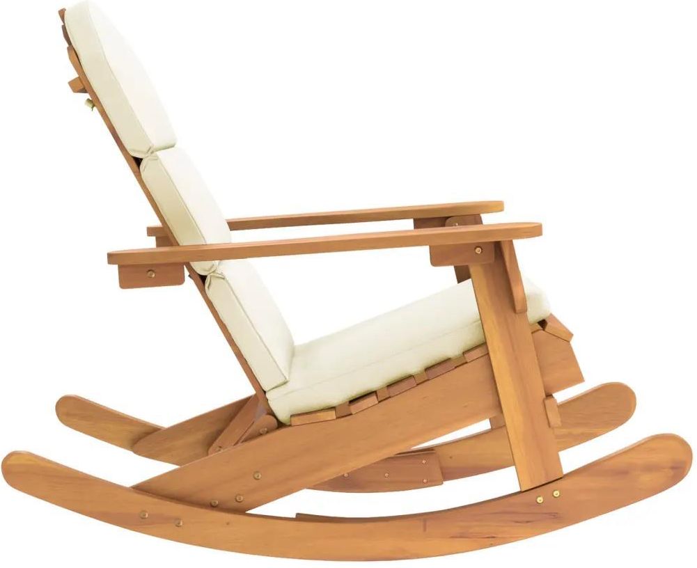 Fotel Bujany Adirondack Z Poduszkami Lite Drewno Akacjowe - Ceny i ...