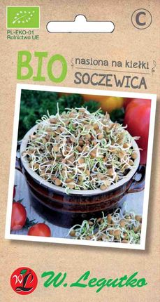 Bio Nasiona Na Kiełki Soczewica Superfood Legutko