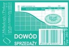 Dowód Sprzedaży (Paragon) 260 9 Dowód Sprzedaży (Paragon) (A7) Indeks: 260 9 | Typ: Wielokopia