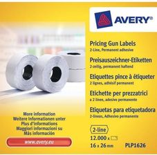 Zdjęcie Etykiety Cenowe Trwale Przylegające Białe 16x26mm - Pruszków