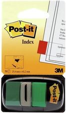 Zdjęcie Zakładki Indeksujące Standardowe Post It 25x43mm Zielone - Zakroczym