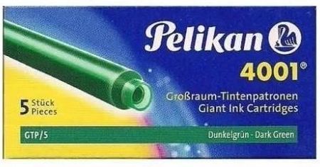 Naboje Atramentowe Pelikan Długie Zielony/ / Długie/ Op. 5szt.