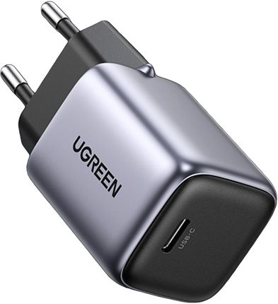 Ugreen Nexode Mini szybka ładowarka sieciowa GaN USB C 30W PD szara (CD319)