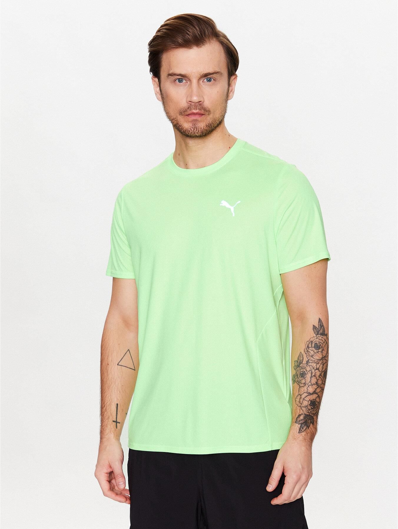 Puma Koszulka Techniczna Run Favorite 523150 Zielony Regular Fit - Ceny ...