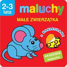 Zdjęcie Maluchy. Małe zwierzątka z naklejkami. Akademia malucha 2-3 lata Wydawnictwo Olesiejuk - Puławy