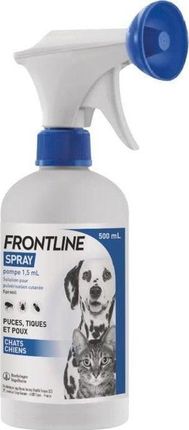 Frontline Spray Przeciwpchlom I Kleszczom Dla Psów Kotów 250ml
