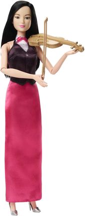 Barbie Linia Kariera Skrzypaczka Lalka ze skrzypcami i smyczkiem DVF50 HKT68