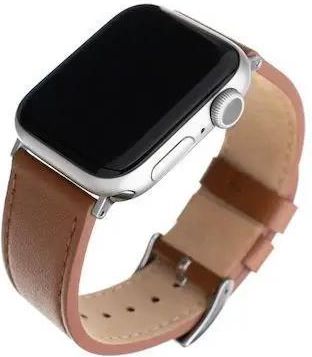 Fixed Leather Strap Do Apple Watch 42/44/45/49mm Brown