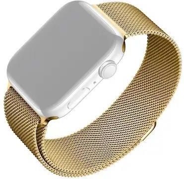 Fixed Mesh Strap Do Apple Watch 42/44/45/49mm Gold