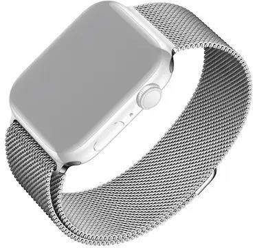 Fixed Mesh Strap Do Apple Watch 42/44/45/49mm Silver