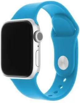 Fixed Silicone Strap Set Do Apple Watch 42/44/45/49mm Deep Blue