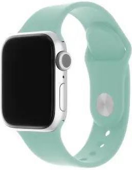 Fixed Silicone Strap Set Do Apple Watch 42/44/45/49mm Light Green